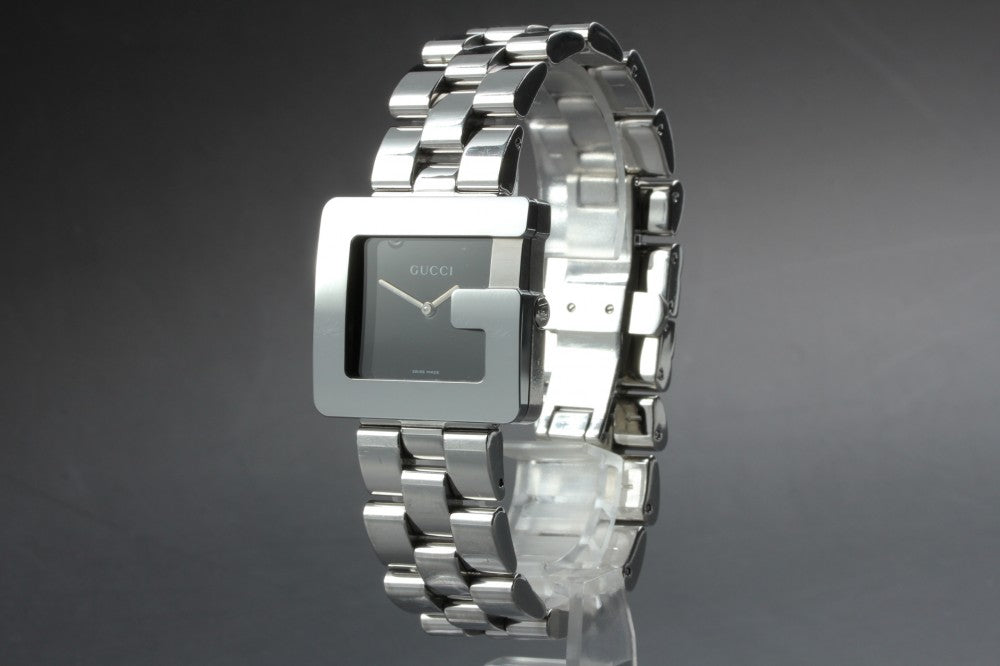 Near MINT GUCCI 3600M Black Quartz 31.4mm Men's Watch