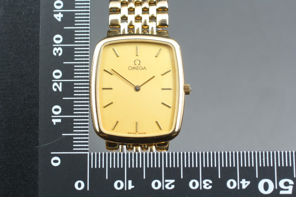 OMEGA De Ville 395.0876.2 Gold Quartz 26mm Unisex Watch