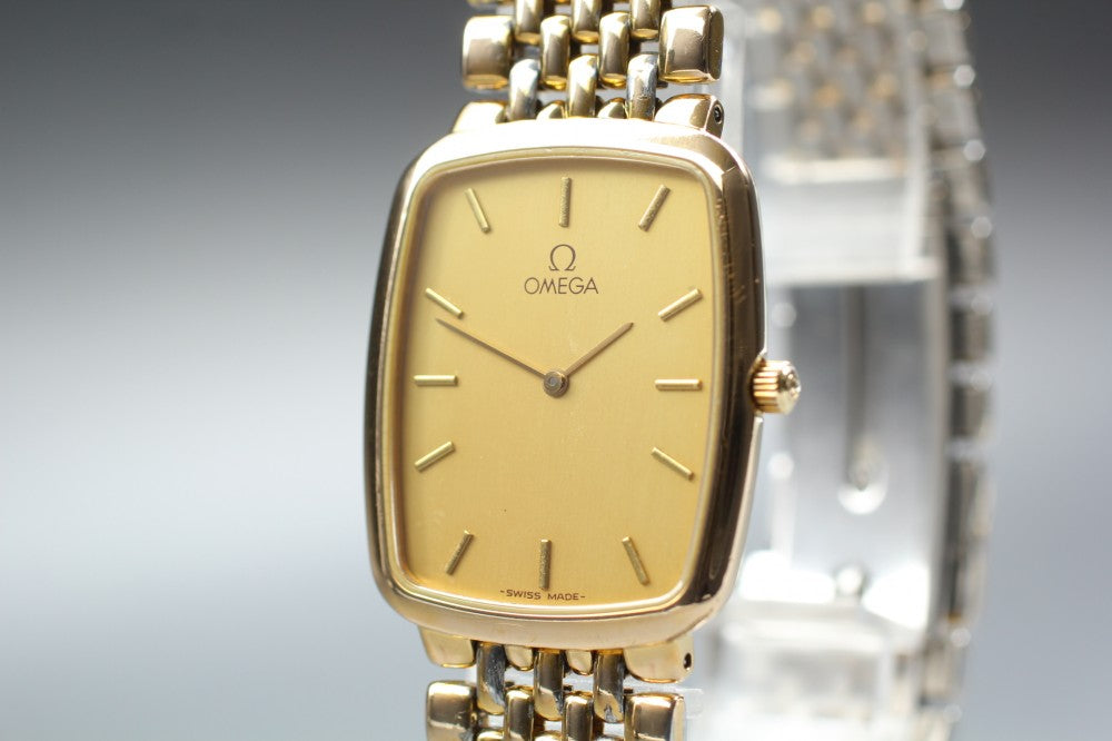 OMEGA De Ville 395.0876.2 Gold Quartz 26mm Unisex Watch