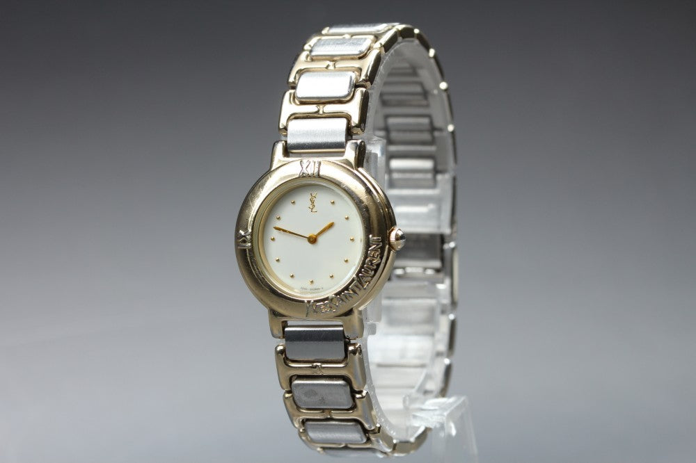 Yves Saint Laurent 2200-229789 White Quartz 23.3mm Ladies Watch