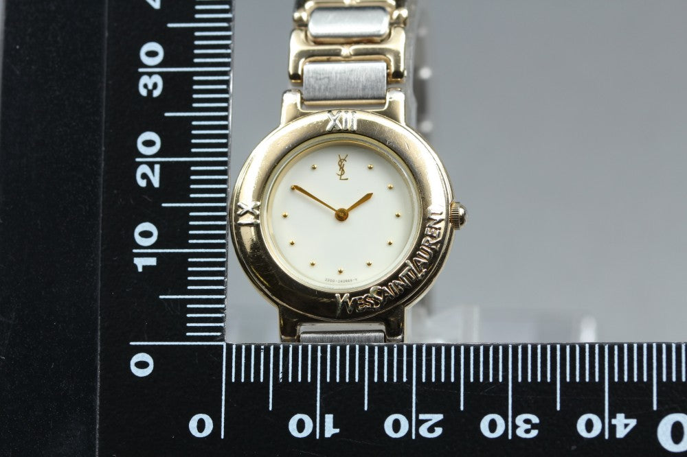 Yves Saint Laurent 2200-229789 White Quartz 23.3mm Ladies Watch