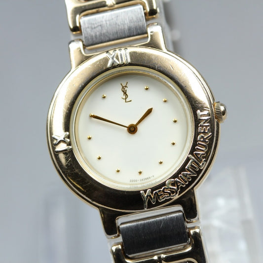 Yves Saint Laurent 2200-229789 White Quartz 23.3mm Ladies Watch