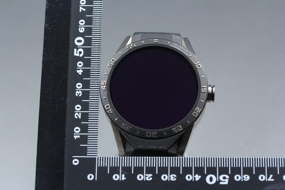 Near MINT TAG Heuer Connected SAR8A80 Black Quartz 46.1mm Men's Watch