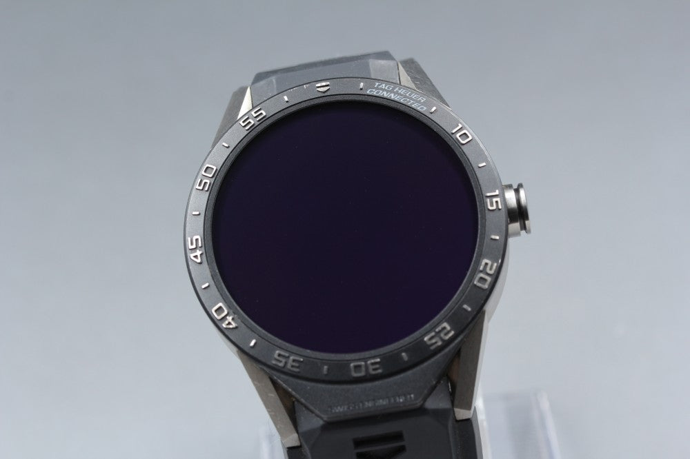 Near MINT TAG Heuer Connected SAR8A80 Black Quartz 46.1mm Men's Watch