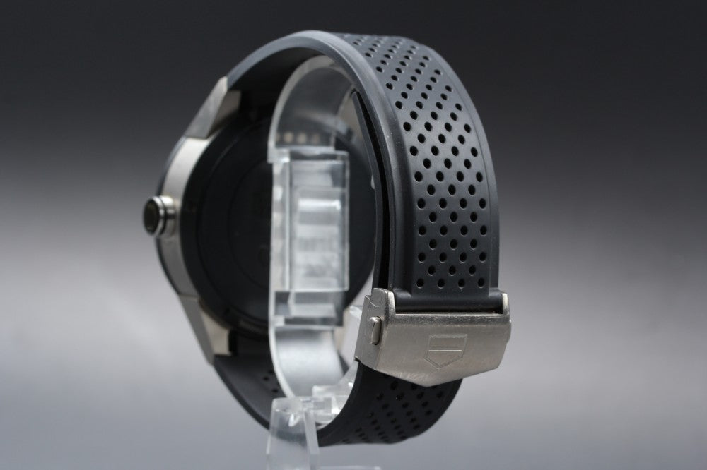 Near MINT TAG Heuer Connected SAR8A80 Black Quartz 46.1mm Men's Watch