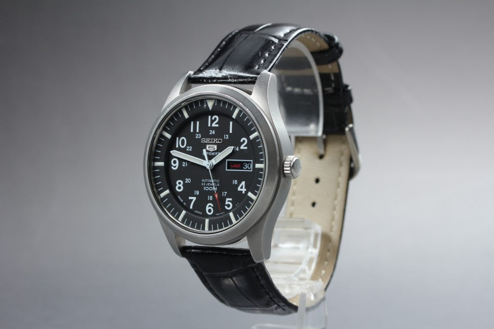 SEIKO 5 Sports 7S36-03J0 Black Auto 40.6mm Men's Watch