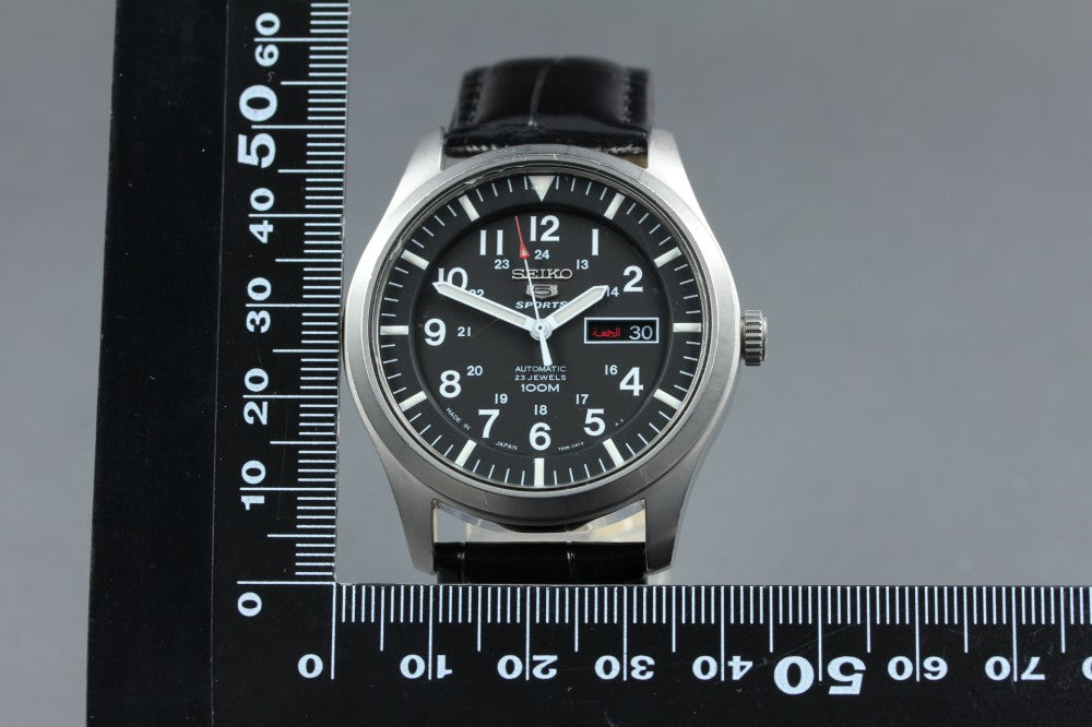 SEIKO 5 Sports 7S36-03J0 Black Auto 40.6mm Men's Watch