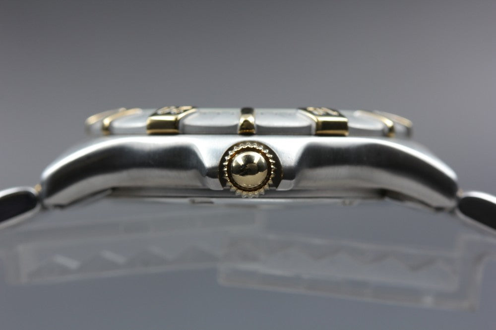 Near MINT SEIKO Scuba 7N35-6010 Gold Quartz 33.6mm Men's Watch 1992