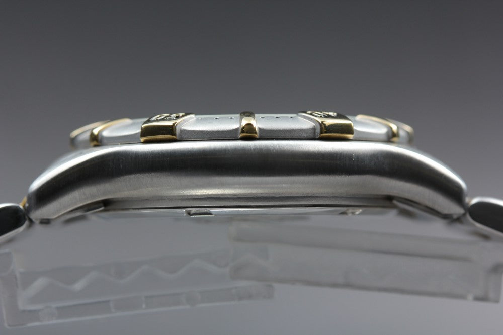 Near MINT SEIKO Scuba 7N35-6010 Gold Quartz 33.6mm Men's Watch 1992
