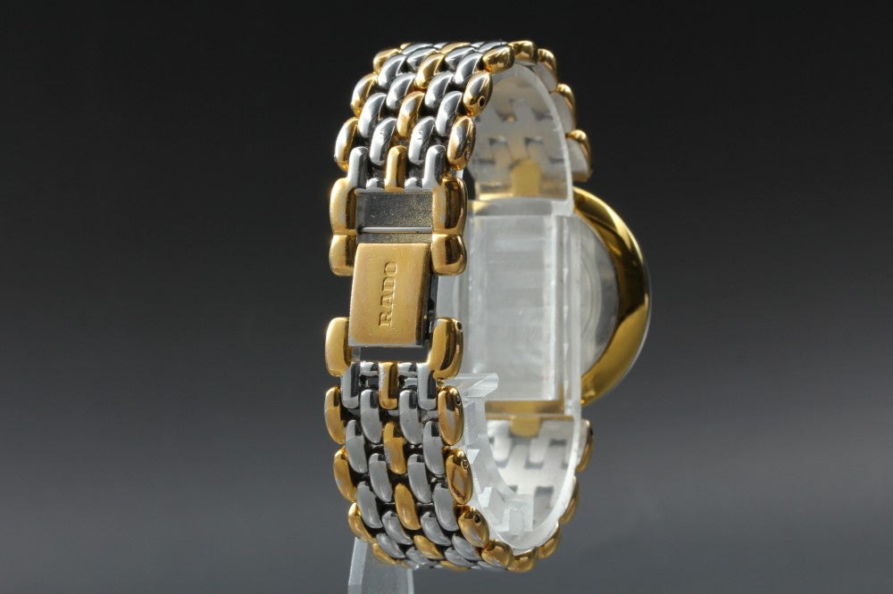 Near MINT RADO Florence 160.3677.2 Silver Quartz 32.1mm Unisex Watch