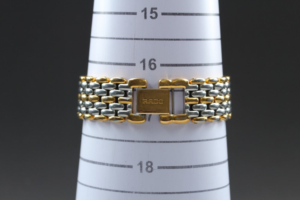 Near MINT RADO Florence 160.3677.2 Silver Quartz 32.1mm Unisex Watch