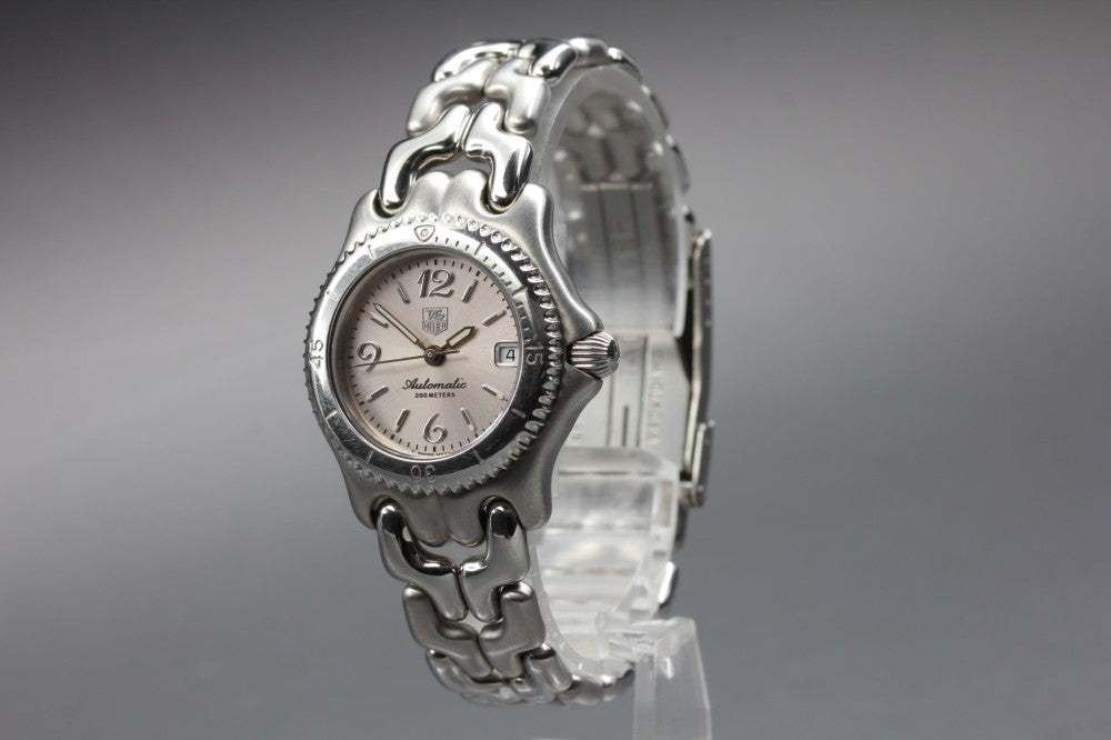 Near MINT TAG Heuer S/el WG2310 Silver Auto 26.3mm Ladies Watch
