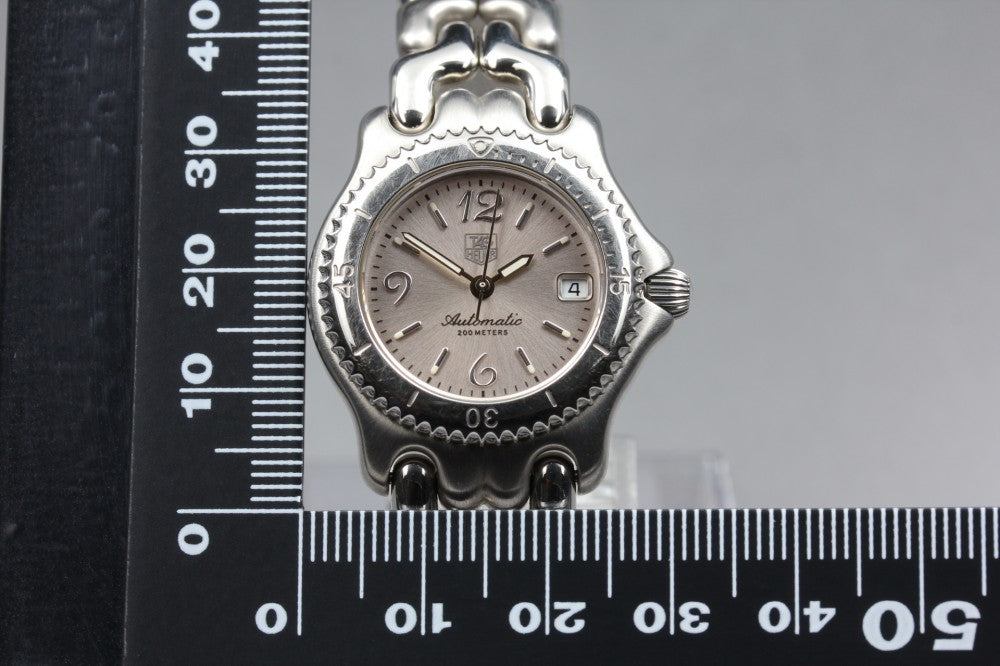Near MINT TAG Heuer S/el WG2310 Silver Auto 26.3mm Ladies Watch