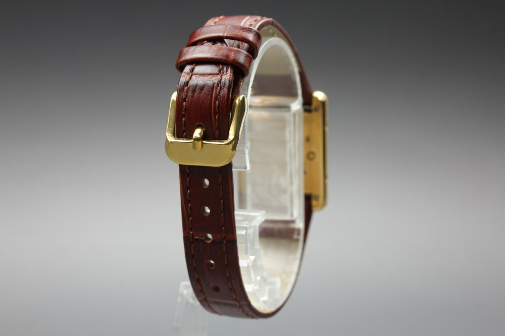 Cartier Tank Mast 5057001 White Quartz 20.4mm Ladies Watch