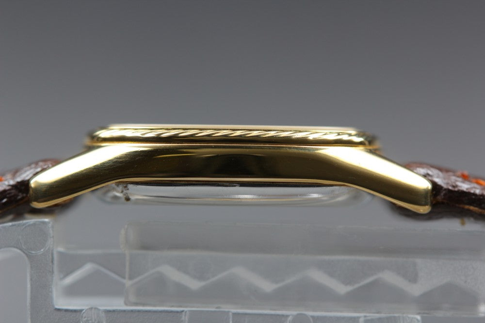 Near MINT OMEGA De Ville Cal.1387 Gold Quartz 18.7mm Ladies Watch