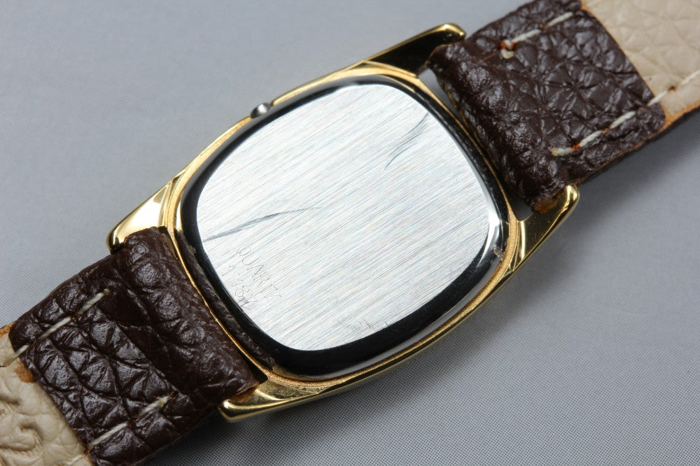 Near MINT OMEGA De Ville Cal.1387 Gold Quartz 18.7mm Ladies Watch