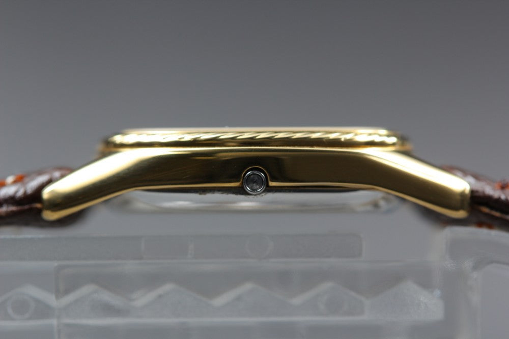 Near MINT OMEGA De Ville Cal.1387 Gold Quartz 18.7mm Ladies Watch