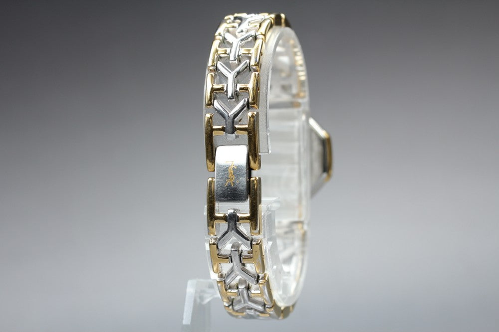 Yves Saint Laurent 2200-241762 Gold Quartz 22.2mm Ladies Watch