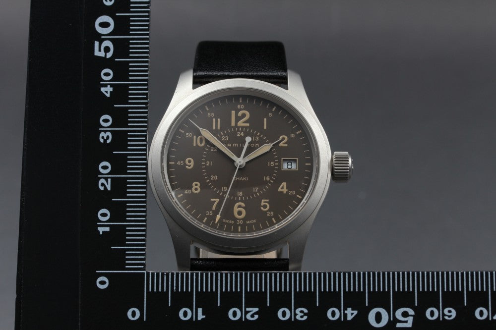 MINT HAMILTON Khaki H682010 Brown Quartz 37mm Men's Watch