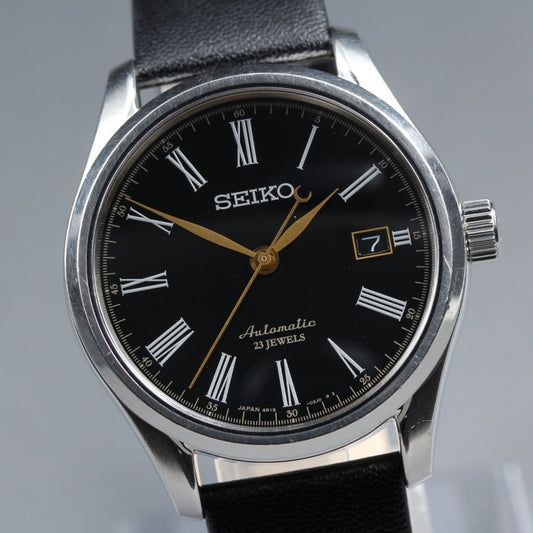 Near MINT SEIKO Presage SARX029/6R15-03E0 Black Auto 39.7mm Men's Watch 2015