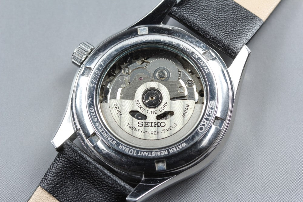 Near MINT SEIKO Presage SARX029/6R15-03E0 Black Auto 39.7mm Men's Watch 2015