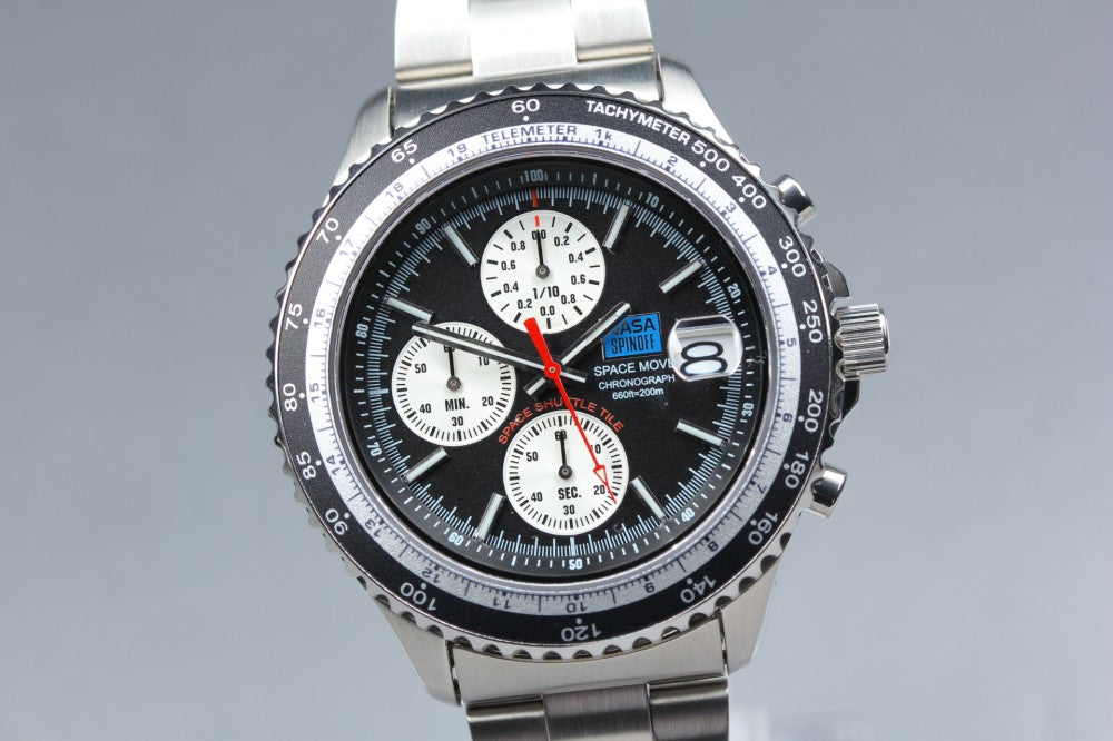 MINT SEIKO NASA SPINOFF Silver Quartz 42.3mm Men's Watch