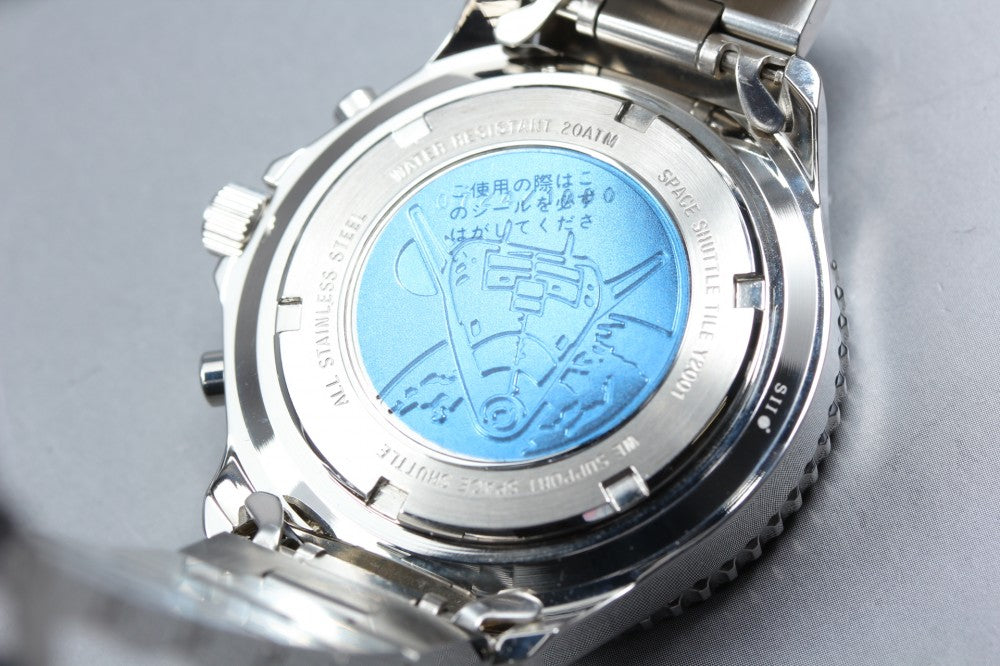 MINT SEIKO NASA SPINOFF Silver Quartz 42.3mm Men's Watch