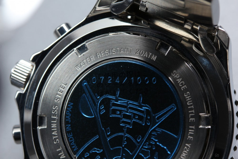 MINT SEIKO NASA SPINOFF Silver Quartz 42.3mm Men's Watch