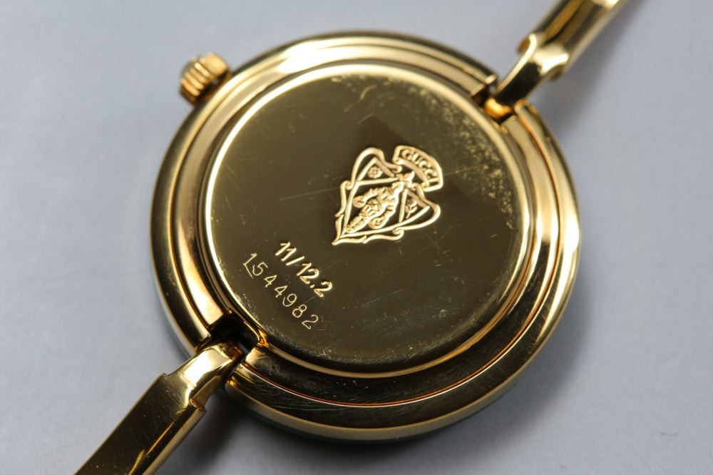 Near MINT GUCCI 11/12.2 White Quartz 25.7mm Ladies Watch