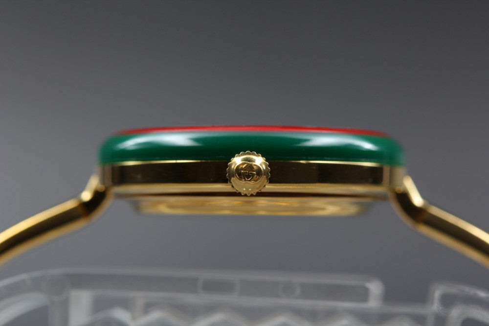 Near MINT GUCCI 11/12.2 White Quartz 25.7mm Ladies Watch