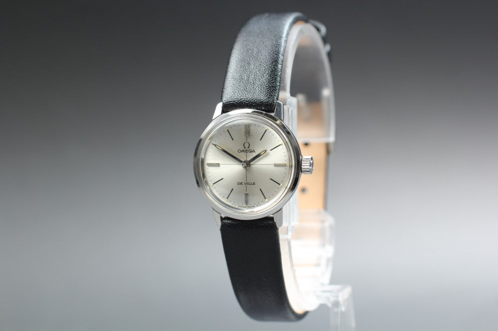Near MINT OMEGA 515007 TOOL 101 Silver Manual 22.2mm Ladies Watch