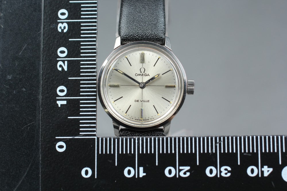 Near MINT OMEGA 515007 TOOL 101 Silver Manual 22.2mm Ladies Watch