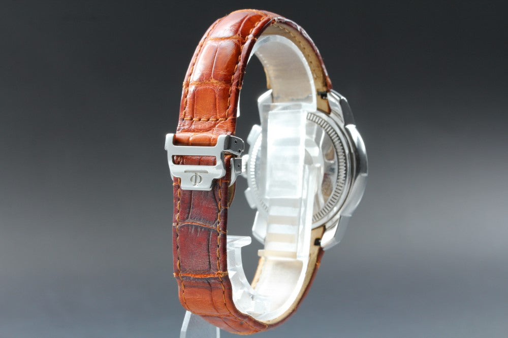 Near MINT Baume&Mercier Cape Land MV045216 Brown Auto 34.8mm Men's Watch