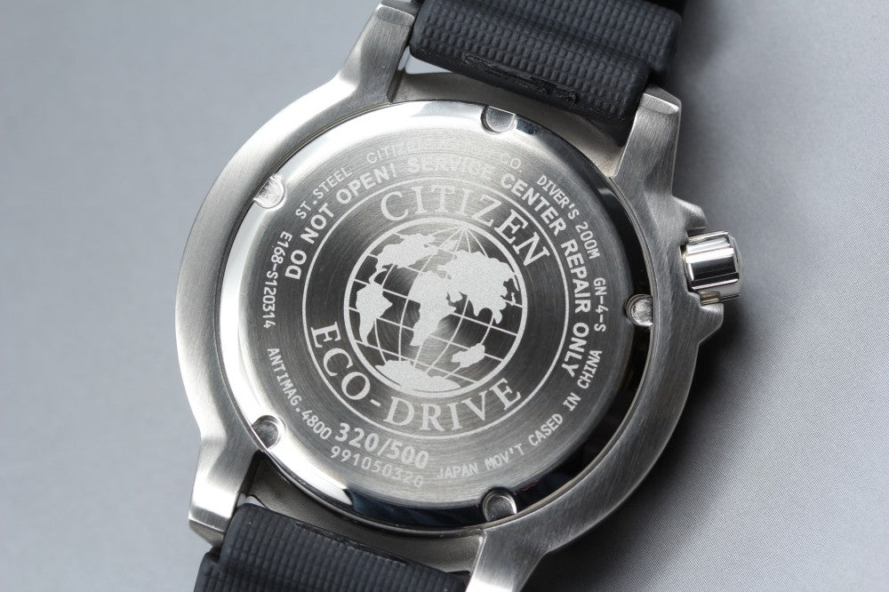 MINT CITIZEN Professional Master E168-S120314 Black Solar 42.2mm Men's Watch