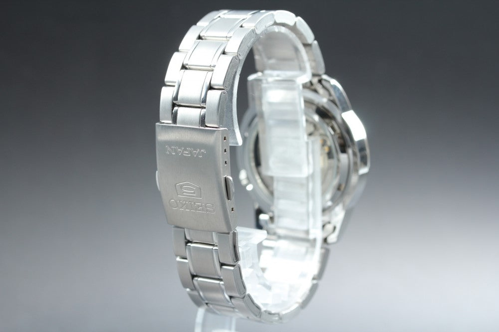 Near MINT SEIKO 5 7S26-02W0 White Auto 37.9mm Men's Watch