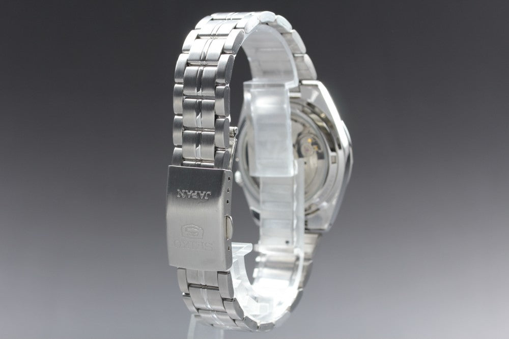 Near MINT SEIKO 5 SNK559/7S26-02C0 White Auto 35.4mm Men's Watch