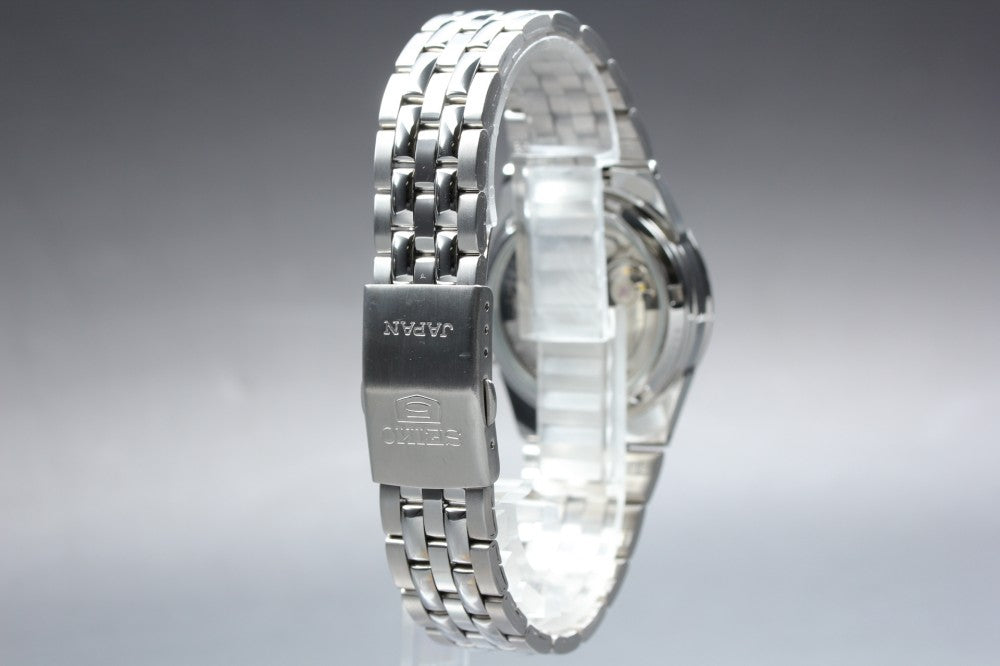 Near MINT SEIKO 5 7S26-02V0 White Auto 34.2mm Men's Watch