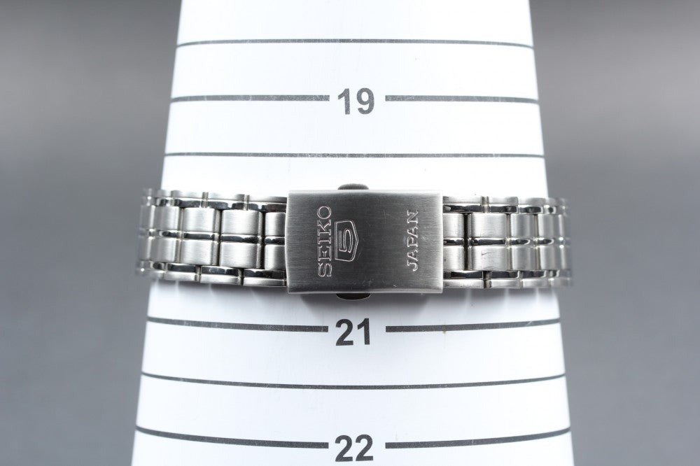 Near MINT SEIKO 5 7S26-03B0 White Auto 36.4mm Men's Watch