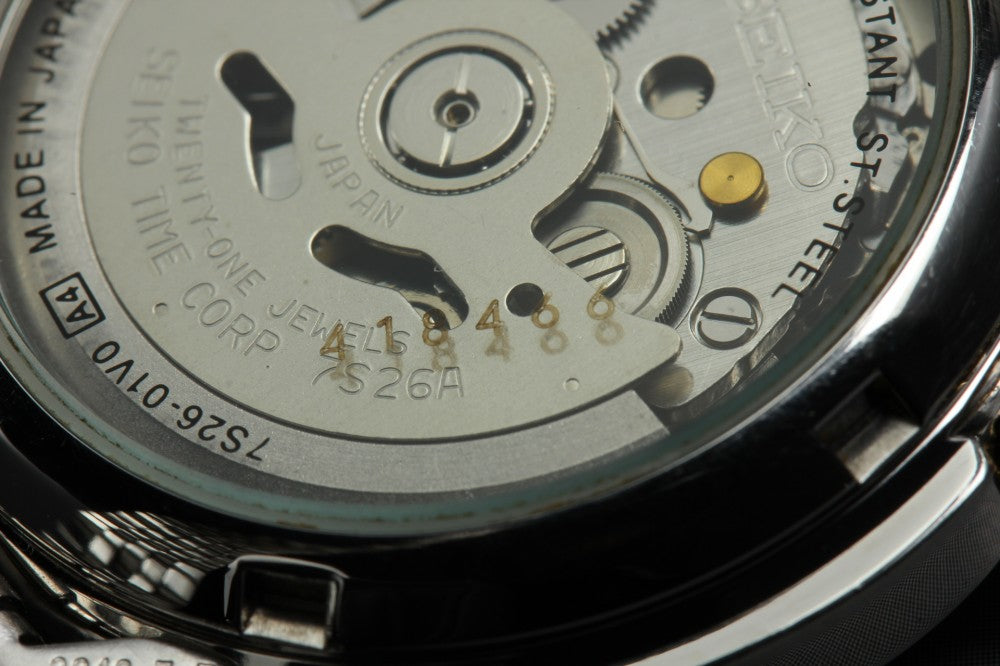 Near MINT SEIKO 5 7S26-01V0 Yellow Auto 36.6mm Men's Watch