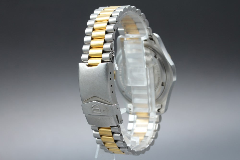 Near MINT TAG Heuer 2000 Professional 974.006R-2 Gold Quartz 37.6mm Men's Watch