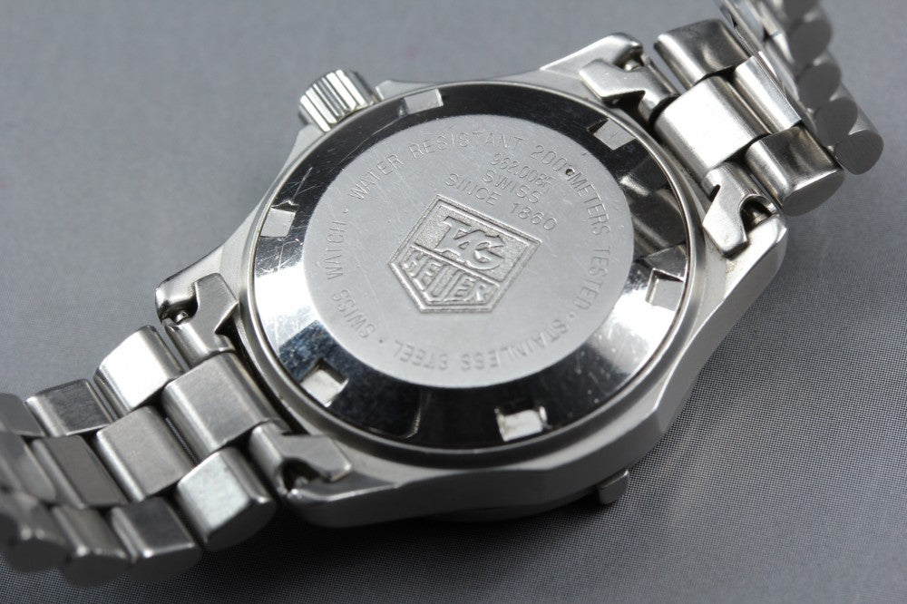 Near MINT TAG Heuer 2000 Professional 962.008F Black Quartz 27.5mm Ladies Watch