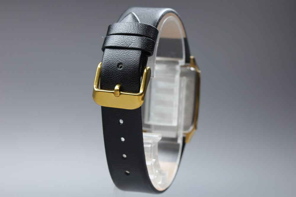 Near MINT SEIKO Dolce 7731-5110 Gold Quartz 36.9mm Men's Watch 1984
