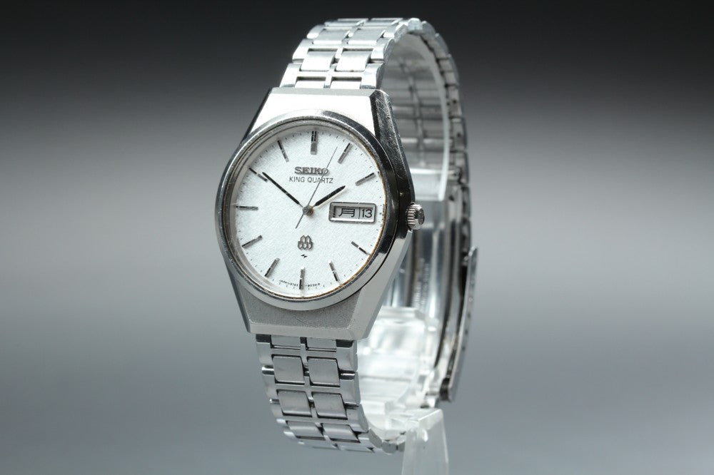SEIKO King Quartz 9723-8050 Silver Quartz 34.3mm Men's Watch