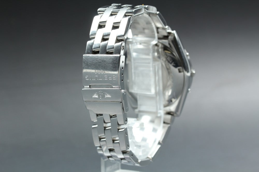 Near MINT BREITLING Chronomat A13050 Silver Auto 37.2mm Men's Watch