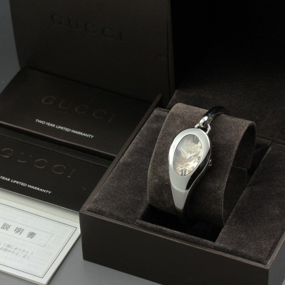 Near MINT GUCCI 103 Gold Quartz 21.2mm Ladies Watch