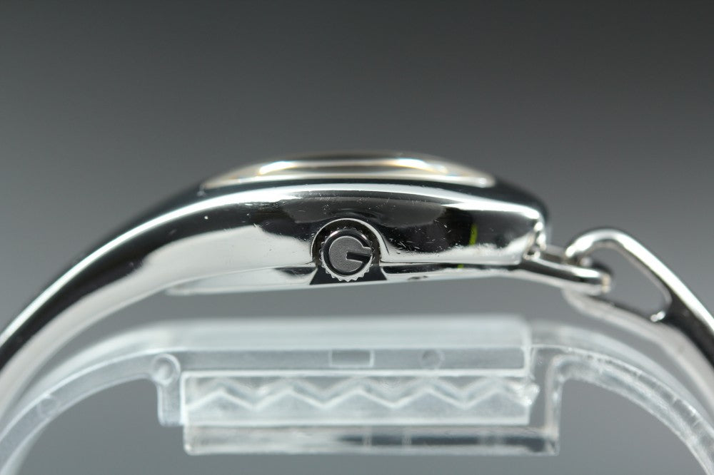 Near MINT GUCCI Horsebit 103 Silver Quartz 21.4mm Ladies Watch