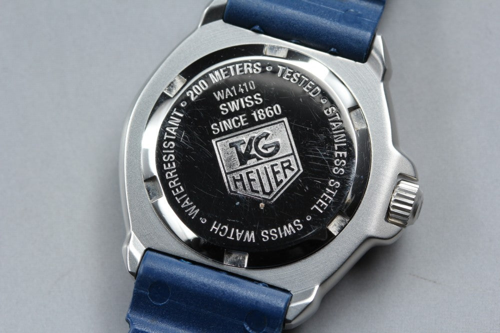 Near MINT TAG Heuer Formula 1 WA1410 Blue Quartz 28.5mm Ladies Watch