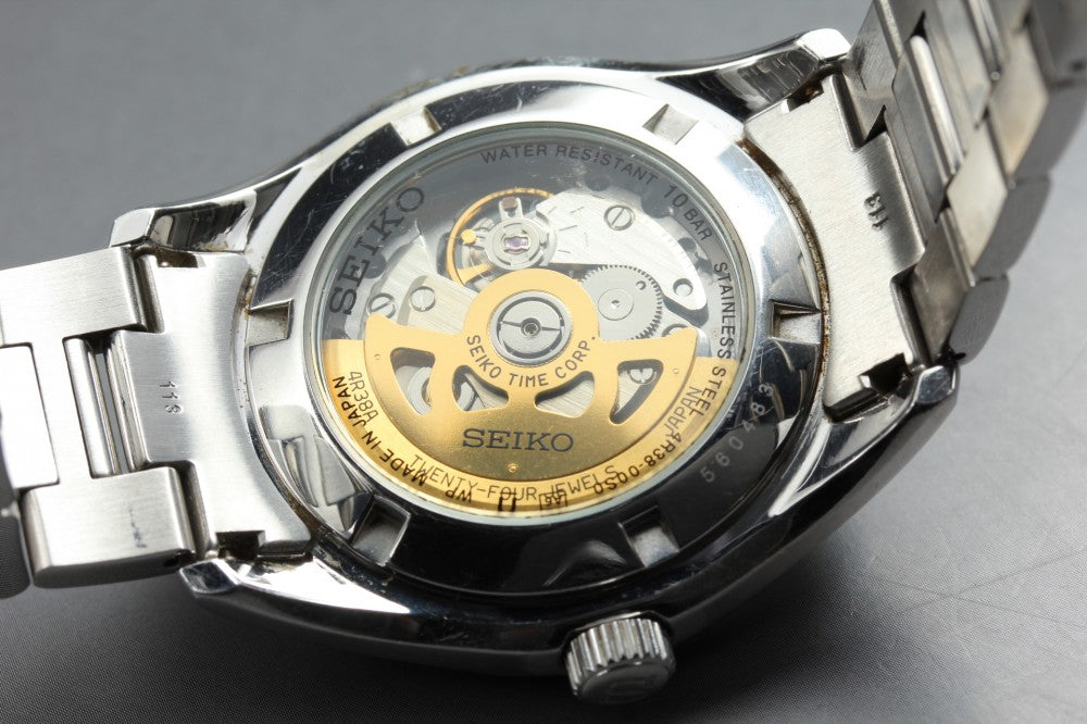 Near MINT SEIKO Presage SARY051/4R38-00S0 Silver Auto 41mm Men's Watch