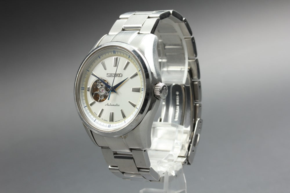 Near MINT SEIKO Presage SARY051/4R38-00S0 Silver Auto 41mm Men's Watch