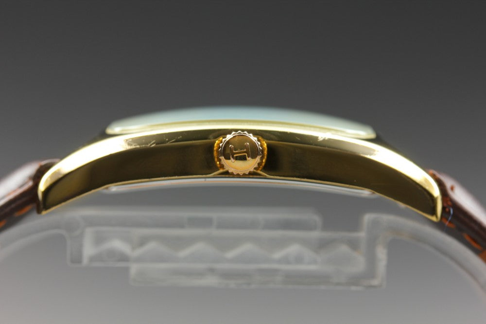 Near MINT HAMILTON Boulton H134110 Silver Quartz 27mm Men's Watch